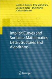 book Implicit curves and surfaces: mathematics, data structures and algorithms