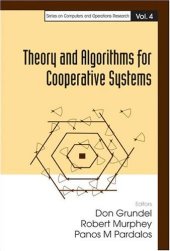 book Theory and algorithms for cooperative systems