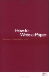 book How to write a paper