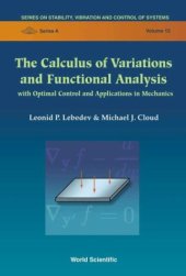 book The calculus of variations and functional analysis: with optimal control and applications in mechanics