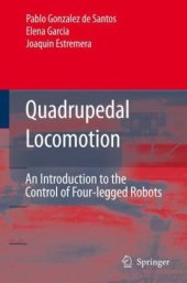 book Quadrupedal locomotion an introduction to the control of four-legged robots