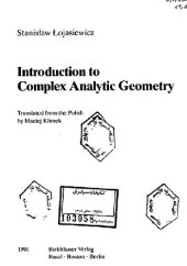 book Introduction to complex analytic geometry