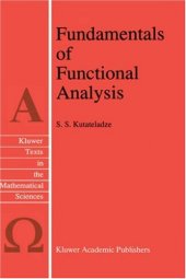 book Fundamentals of Functional Analysis