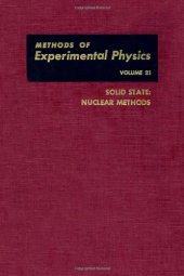 book Solid State: Nuclear Methods