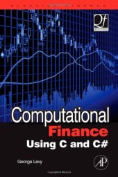 book Computational finance using C and C#