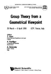 book Group theory from a geometrical viewpoint 26 March - 6 April 1990, ICTP, Trieste, Italy