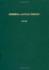 book General lattice theory