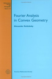 book Fourier analysis in convex geometry