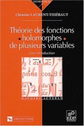 book Théorie des fonctions holomorphes de plusieurs variables