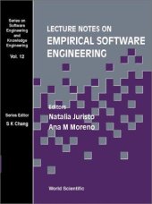 book Lecture notes on empirical software engineering