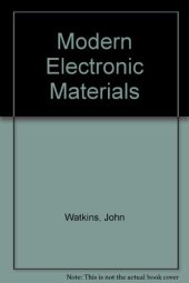 book Modern Electronic Materials