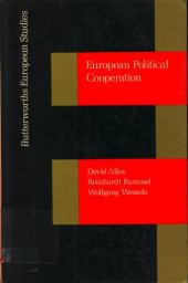 book European Political Cooperation. Towards a Foreign Policy for Western Europe