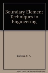 book Boundary Element Techniques in Engineering