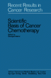 book Scientific Basis of Cancer Chemotherapy