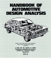 book Handbook of Automotive Design Analysis