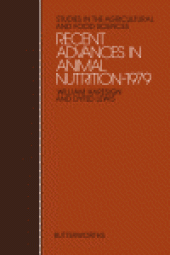 book Recent Advances in Animal Nutrition – 1979. Studies in the Agricultural and Food Sciences