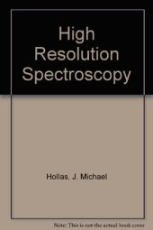 book High Resolution Spectroscopy