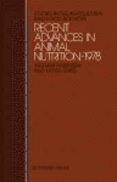 book Recent Advances in Animal Nutrition–1978. Studies in the Agricultural and Food Sciences