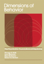 book Dimensions of Behavior. The Psychiatric Foundations of Medicine