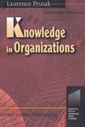 book Knowledge in Organisations