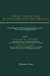 book Inborn Disorders of Sphingolipid Metabolism. Proceedings of the Third International Symposium on the Cerebral Sphingolipidoses