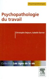 book Psychopathologie du Travail