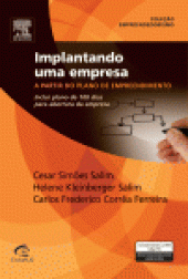 book Implantando Uma Empresa. A Partir Do Plano De Empreendimento