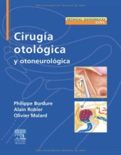 book Cirugía otológica y otoneurológica.Técnicas Quirúrgicas