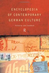 book Encyclopedia of Contemporary German Culture