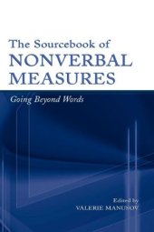 book The Sourcebook of Nonverbal Measures: Going Beyond Words