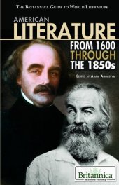 book American Literature from 1600 Through the 1850s