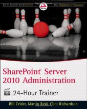 book SharePoint Server 2010 Administration 24 Hour Trainer