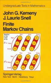 book Finite Markov Chains: With a New Appendix "Generalization of a Fundamental Matrix"