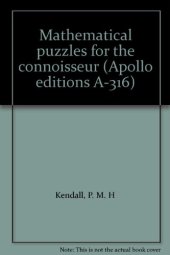 book Mathematical puzzles for the connoisseur