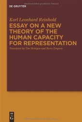 book Essay on a New Theory of the Human Capacity for Representation