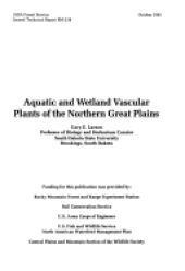 book Aquatic and Wetland Vascular Plants of the Northern Great Plains