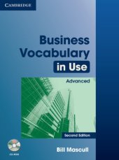 book Business Vocabulary in Use Advanced with Answers and CD-ROM