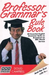 book Professor Grammar's Rule Book