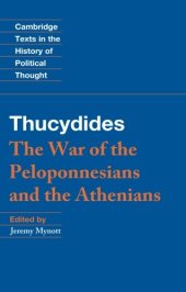 book Thucydides: The War of the Peloponnesians and the Athenians