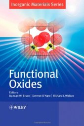 book Functional Oxides