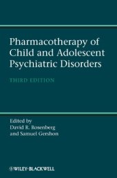 book Pharmacotherapy of Child and Adolescent Psychiatric Disorders