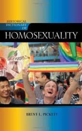 book Historical Dictionary of Homosexuality