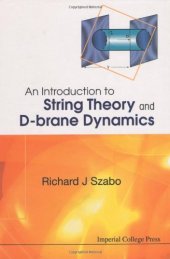 book An Introduction to String Theory and D-Brane Dynamics