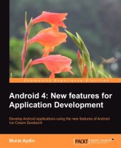 book Android 4: New Features for Application Development