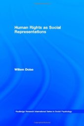 book Human Rights as Social Representations