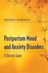 book Postpartum Mood And Anxiety Disorders: A Clinician's Guide