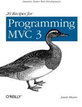 book 20 Recipes for Programming MVC 3: Faster, Smarter Web Development