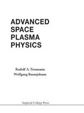 book Advanced space plasma physics