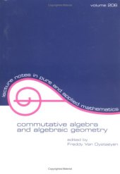 book Commutative algebra and algebraic geometry: proceedings of the Ferrara meeting in honor of Mario Fiorentini