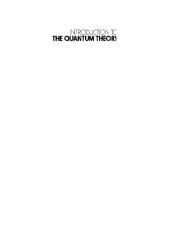 book Introduction to the quantum theory